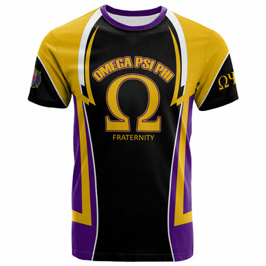 Omega Psi Phi T-Shirt – Custom Fraternity Shield T-Shirt