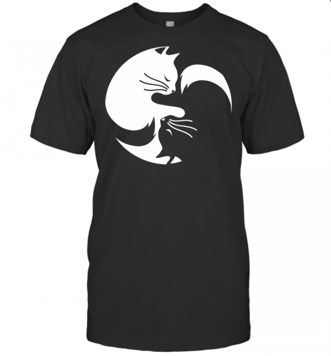 Cat Ying Yang Shirt Spiritual Meditation Yoga Christmas Gift T Shirt