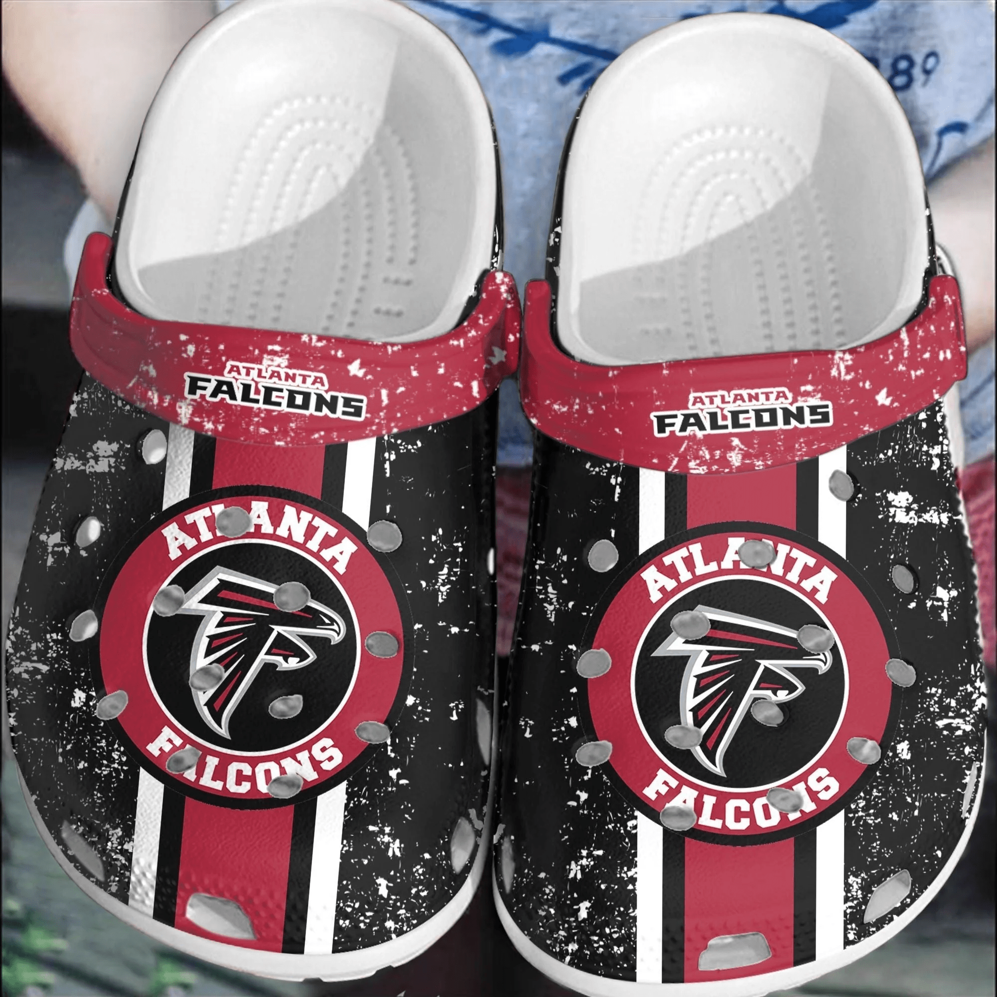 NFL Atlanta Falcons Football Crocss Clogs Crocband Comfortable Shoes For Men Women