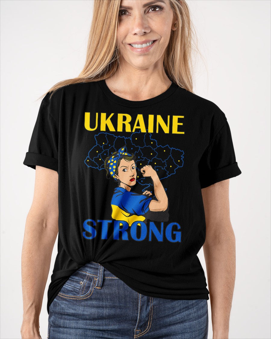 Ukraine Strong T-Shirt Ukraine Shirt Ukraine Support Shirt Ukrainian Lovers Ht