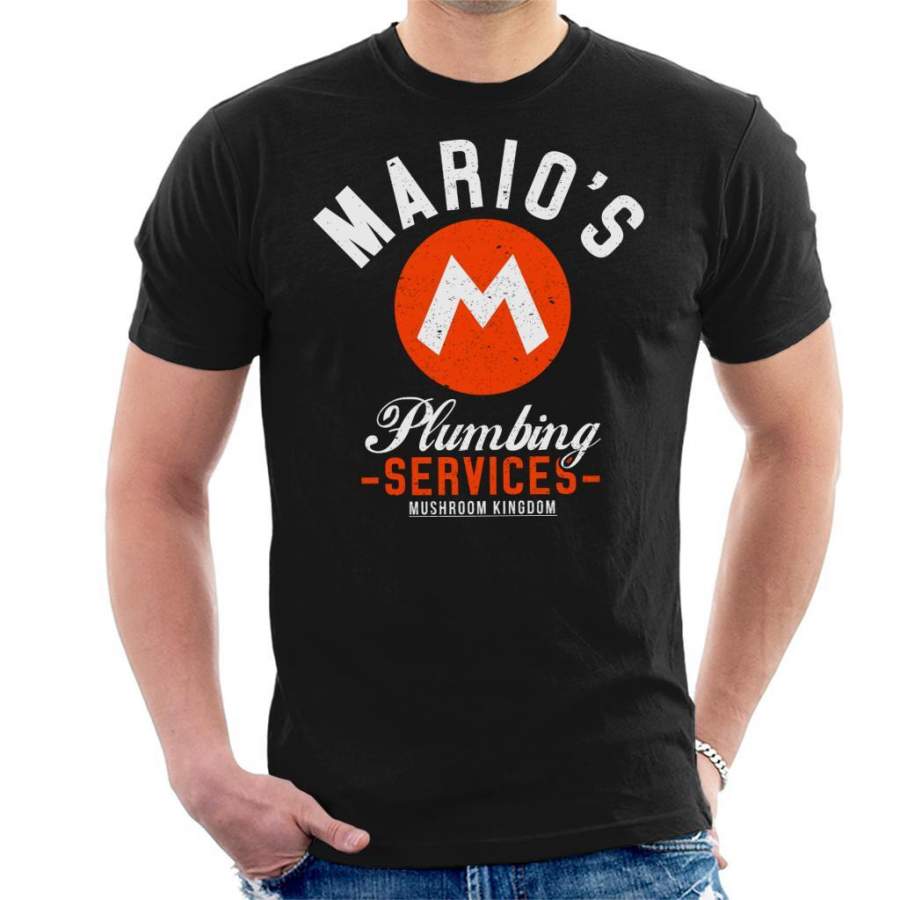 Academies Marios Plumbing Services Men’s T-Shirt