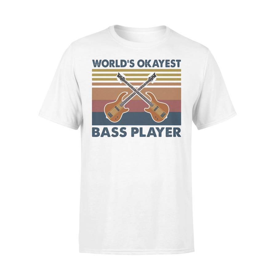 Guitars World’s Okayest Bass Player Vintage T-shirt
