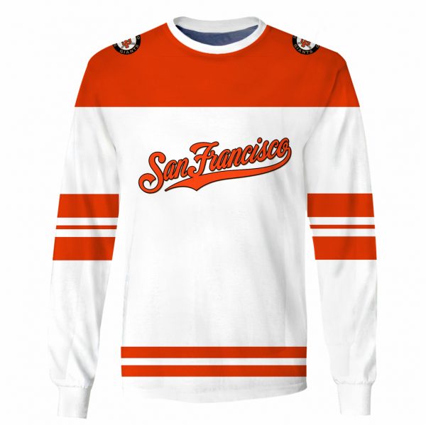 San Francisco Giants Personalized Unisex Sweatshirt All Over Printed Unisex Sweatshirt Us Size