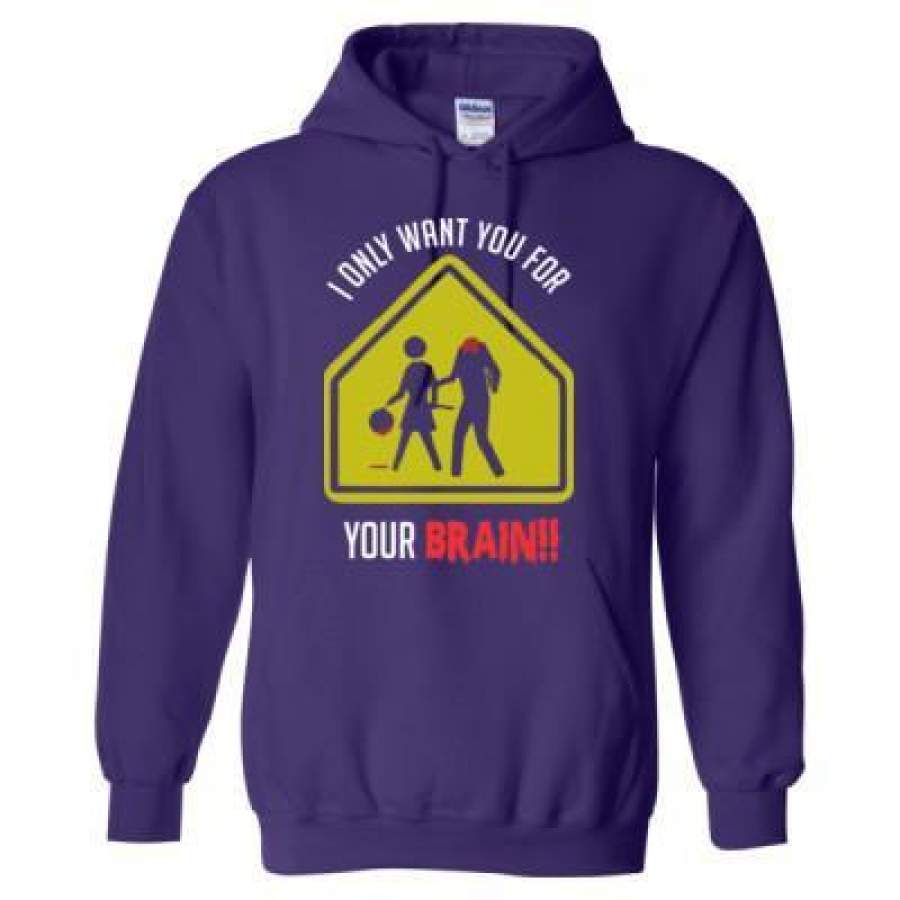 AGR I Only Want You For Your Brain – Heavy Blend™ Hooded Sweatshirt