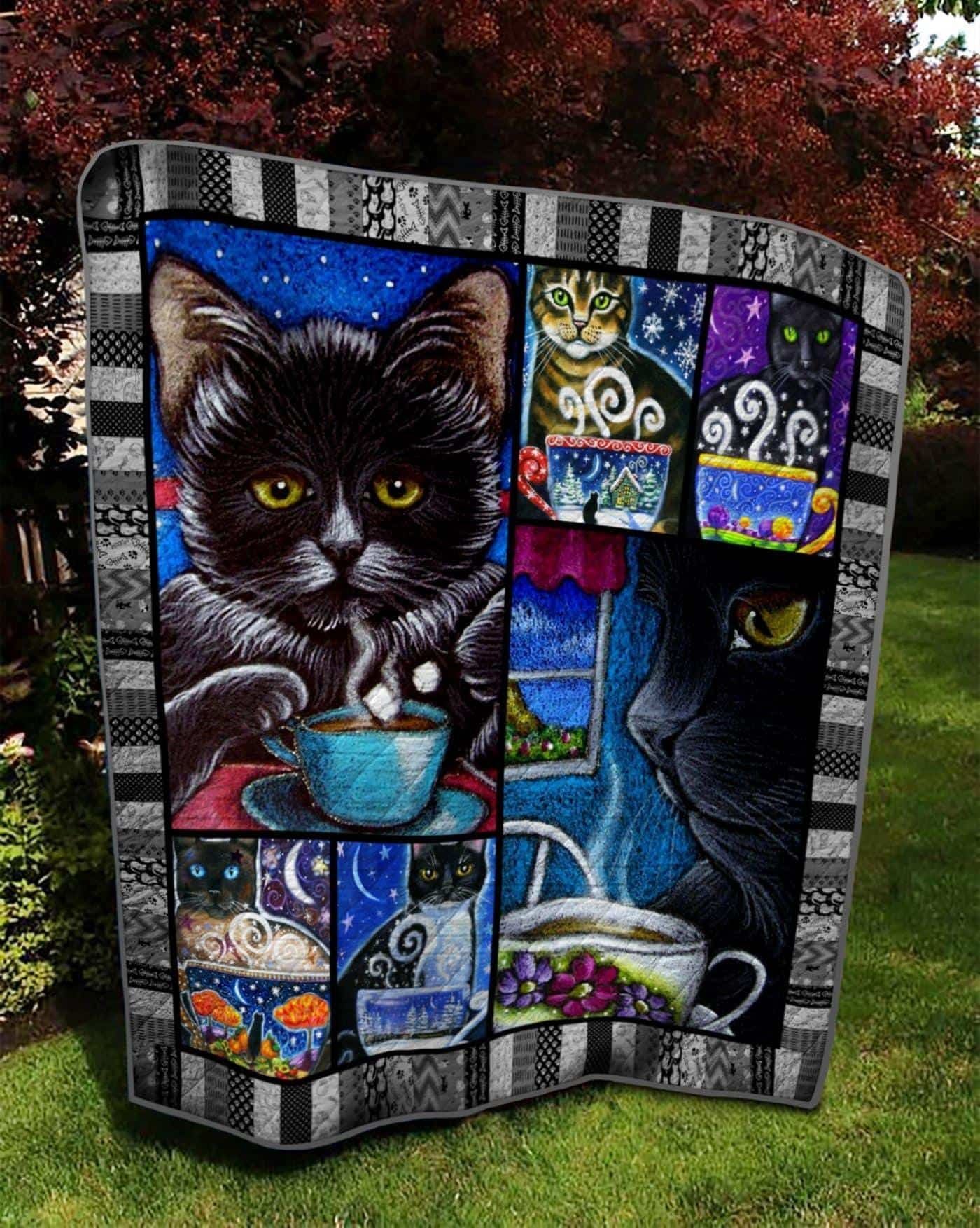 Animal  Cute Cat  Quilt Blanket