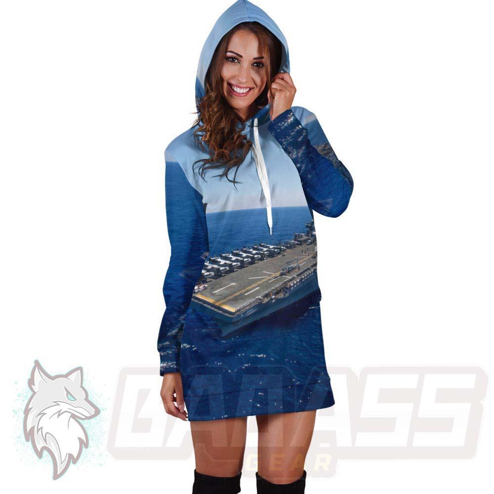 Amzing Uss Wasp BDG-1077 Hoodie Dress