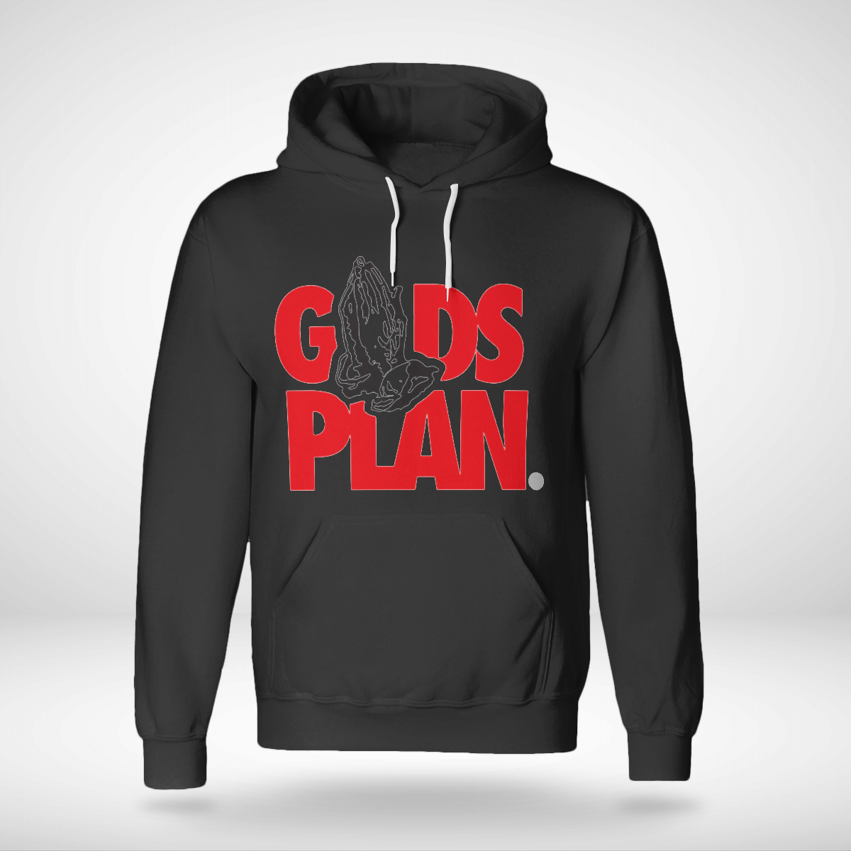 Air Jordan 4 Fire Red Shirt Drake Gods Plan – Retro 4 Fire Red Og White Unisex Hoodie