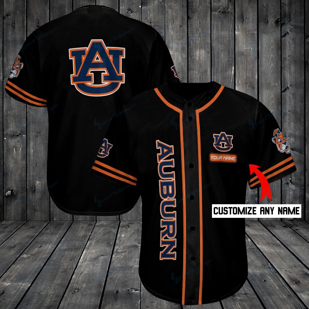 Auburn Tigers Personalized Baseball Jersey Shirt 173