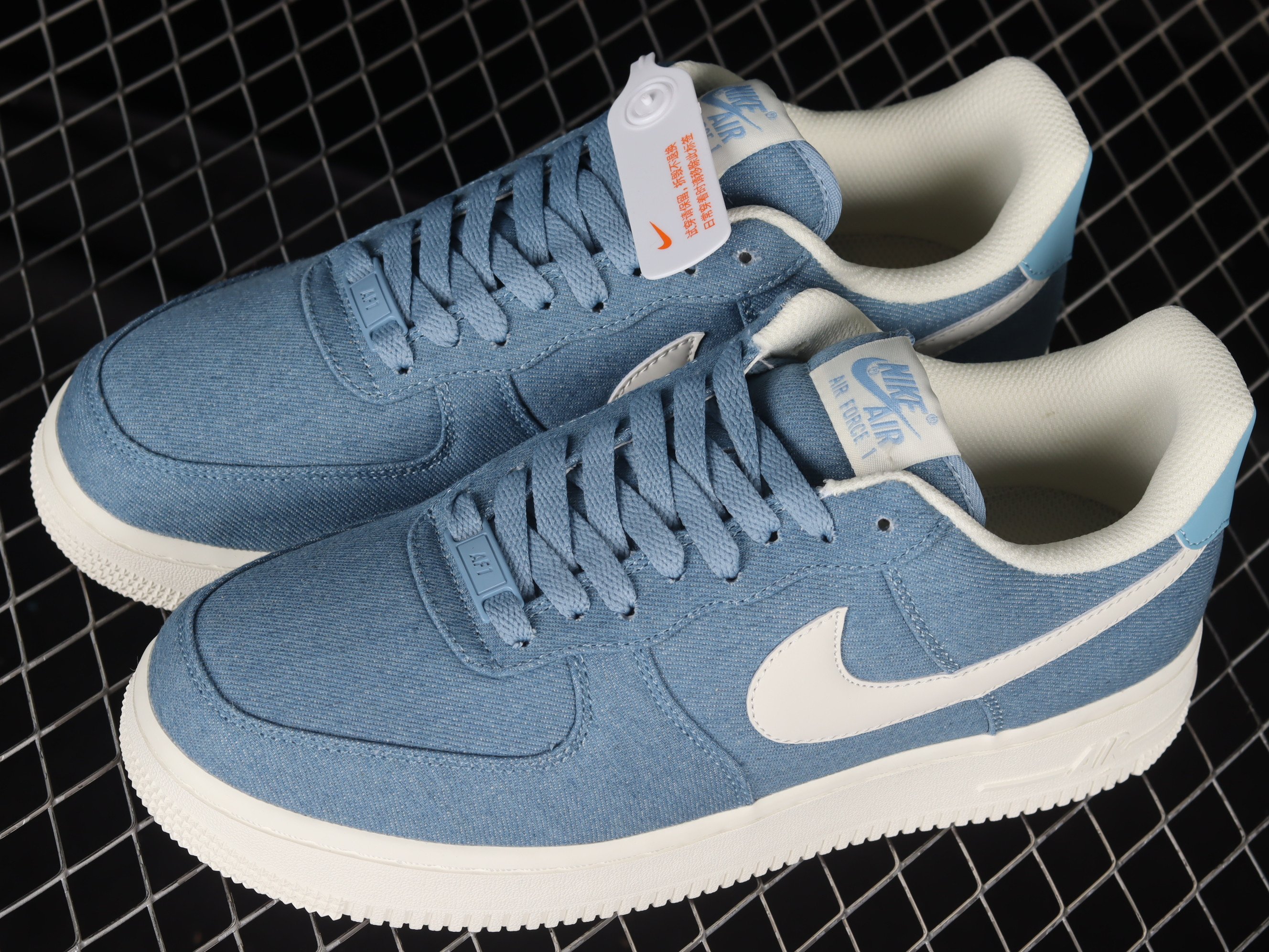 Nike Air Force 1’07 Low Shoes Sneakers – Gray Cyan PR-855963