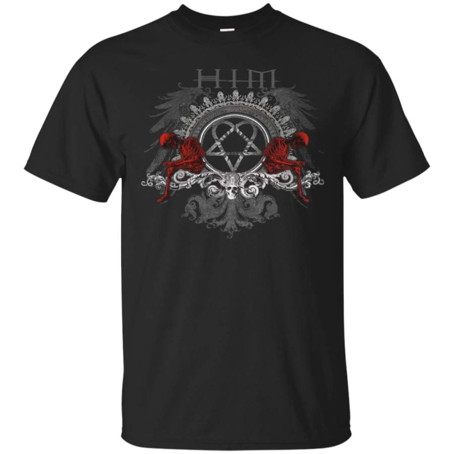 H.I.M. His Infernal Majesty Heartagram & Skeleton T-Shirt