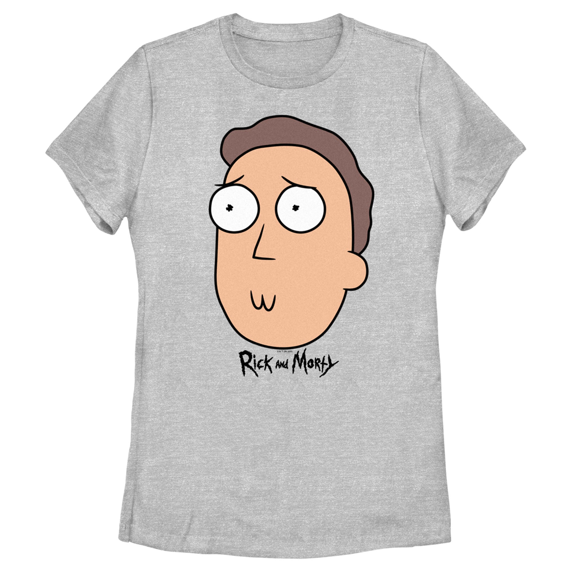 Women’S Rick And Morty Jerry Big Head T-Shirt