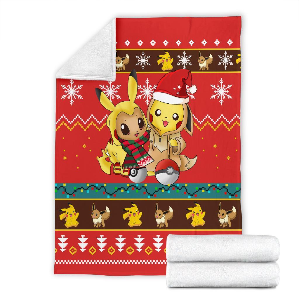 Gearzime Pokemon Christmas Blanket Ugly Fleece Amazing Gift Idea ...