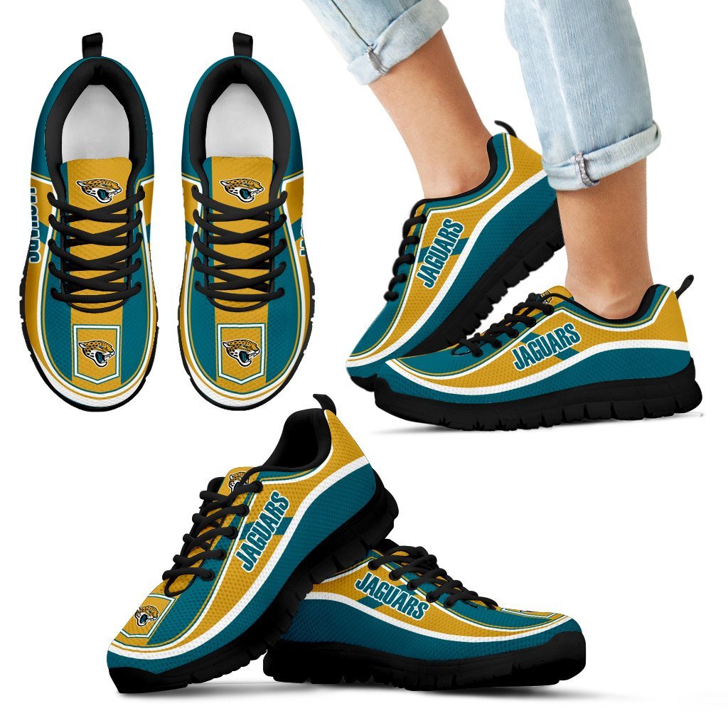 Simple Color Flag Jacksonville Jaguars Sneakers