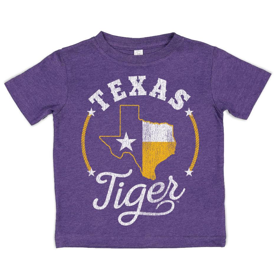 B&B Dry Goods Lsu Tigers Texas Tigers Toddler T-Shirt – Purple