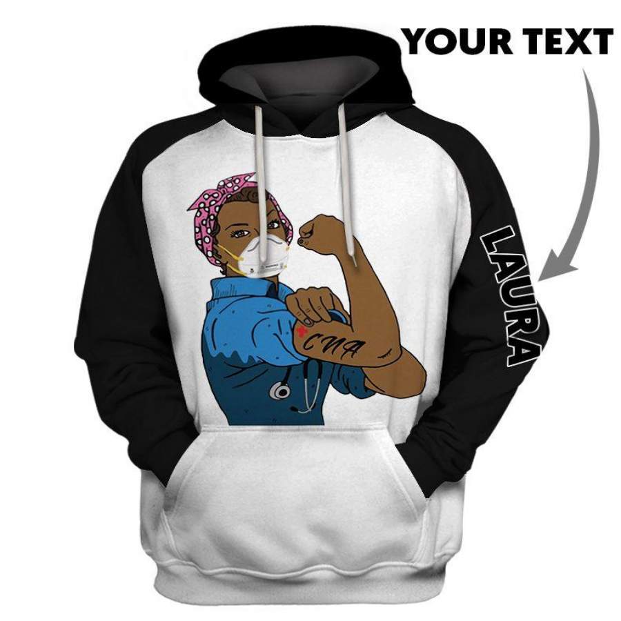 Be Strong Black Girl CNA Personalized US Unisex Size Hoodie