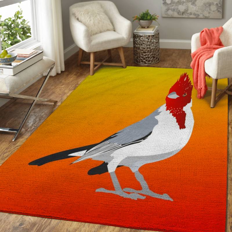 Red crested cardinal – Animals Area Rug Carpet