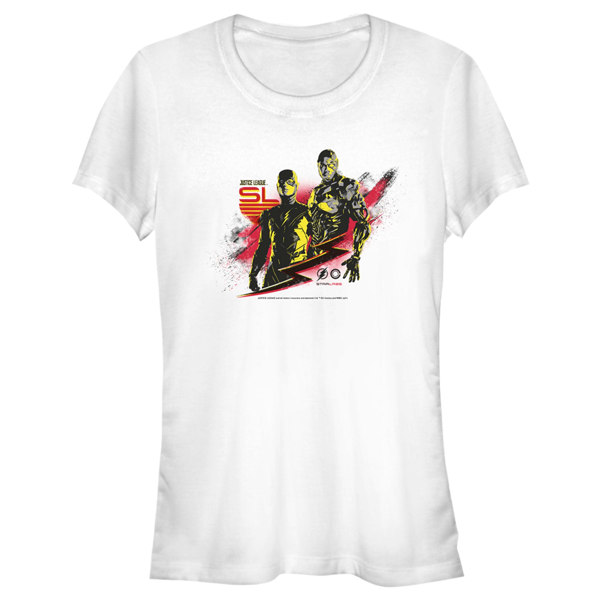 Zack Snyder Justice League Junior’S Cyborg And The Flash Star Labs  T-Shirt