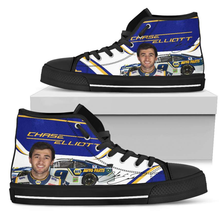 Chase Elliott Sneakers High Top Shoes