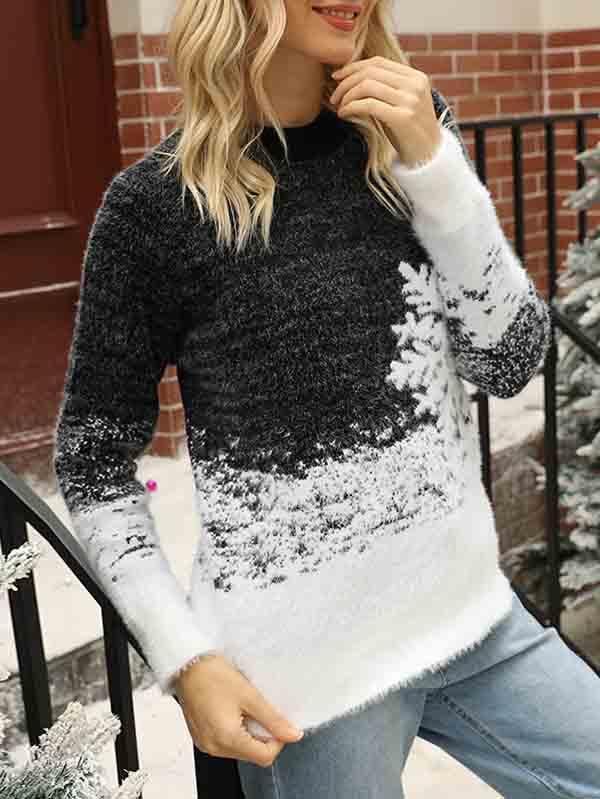 Snowflake Ugly Christmas Sweater For Women