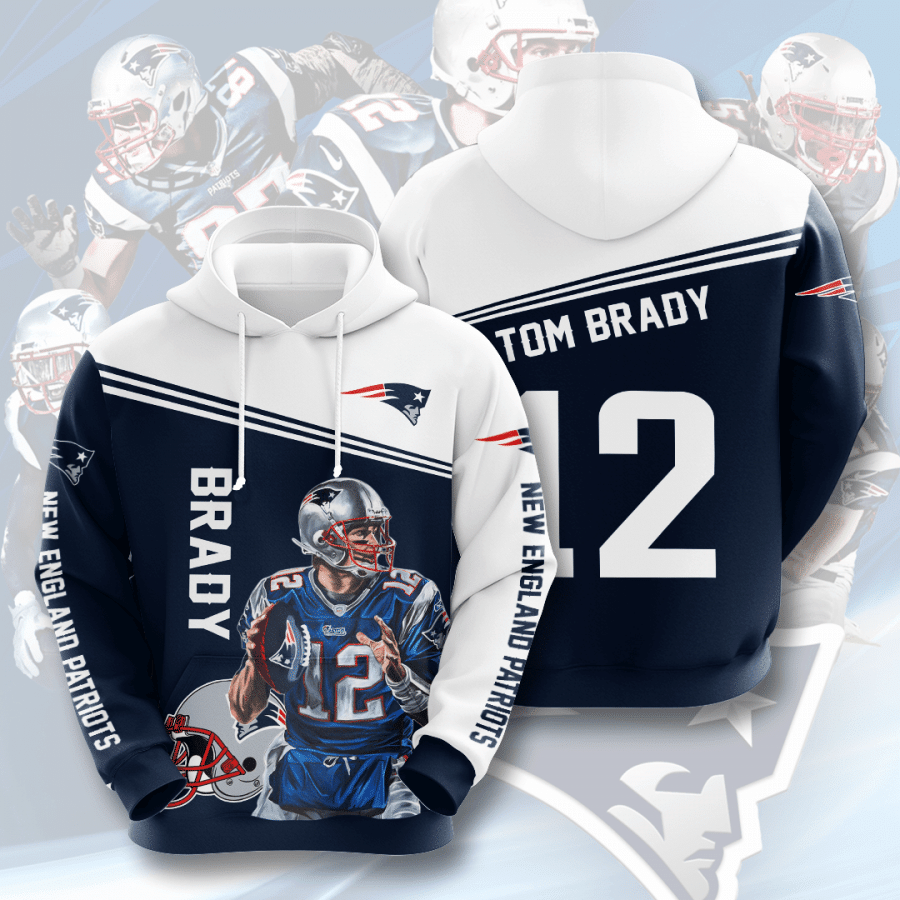 New England Patriots Tom Brady 97 Unisex 3D Hoodie Gift For Fans