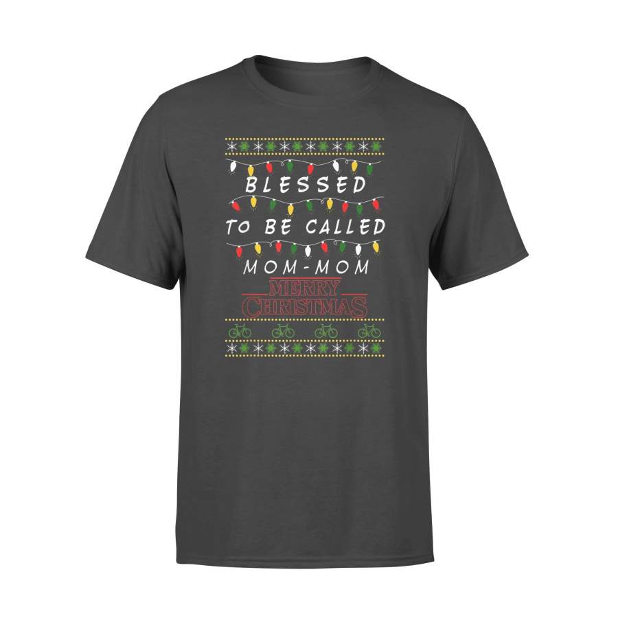 Blessed to be Mom-Mom – Grandma gift – Christmas T-Shirt – Standard T-shirt