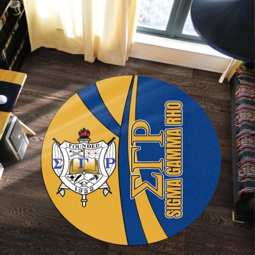 Sigma Gamma Rho Round Rug – Sorority Proud To Be Round Rug