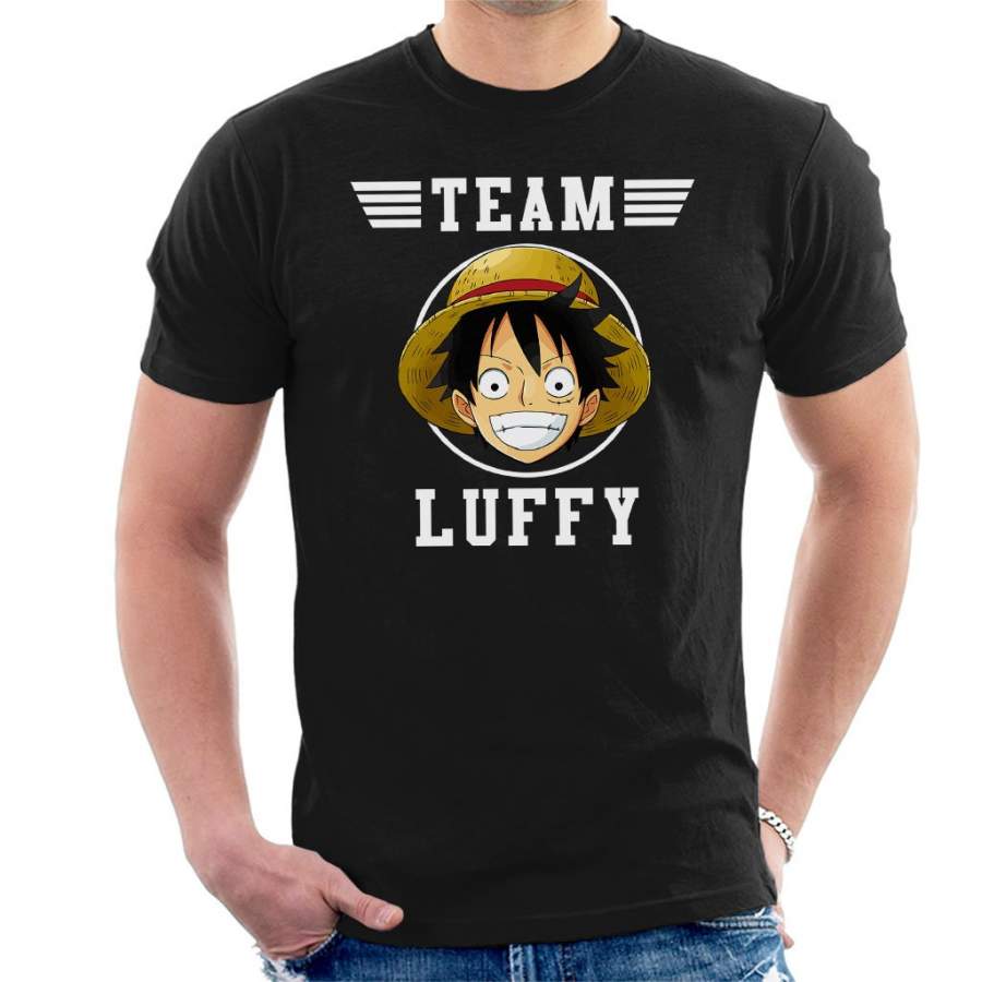 Team Monkey D Luffy One Piece Men’s T-Shirt