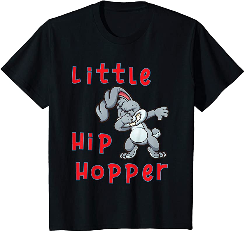 Kids Little Hip Hopper, Dabbing Rabbit T-Shirt