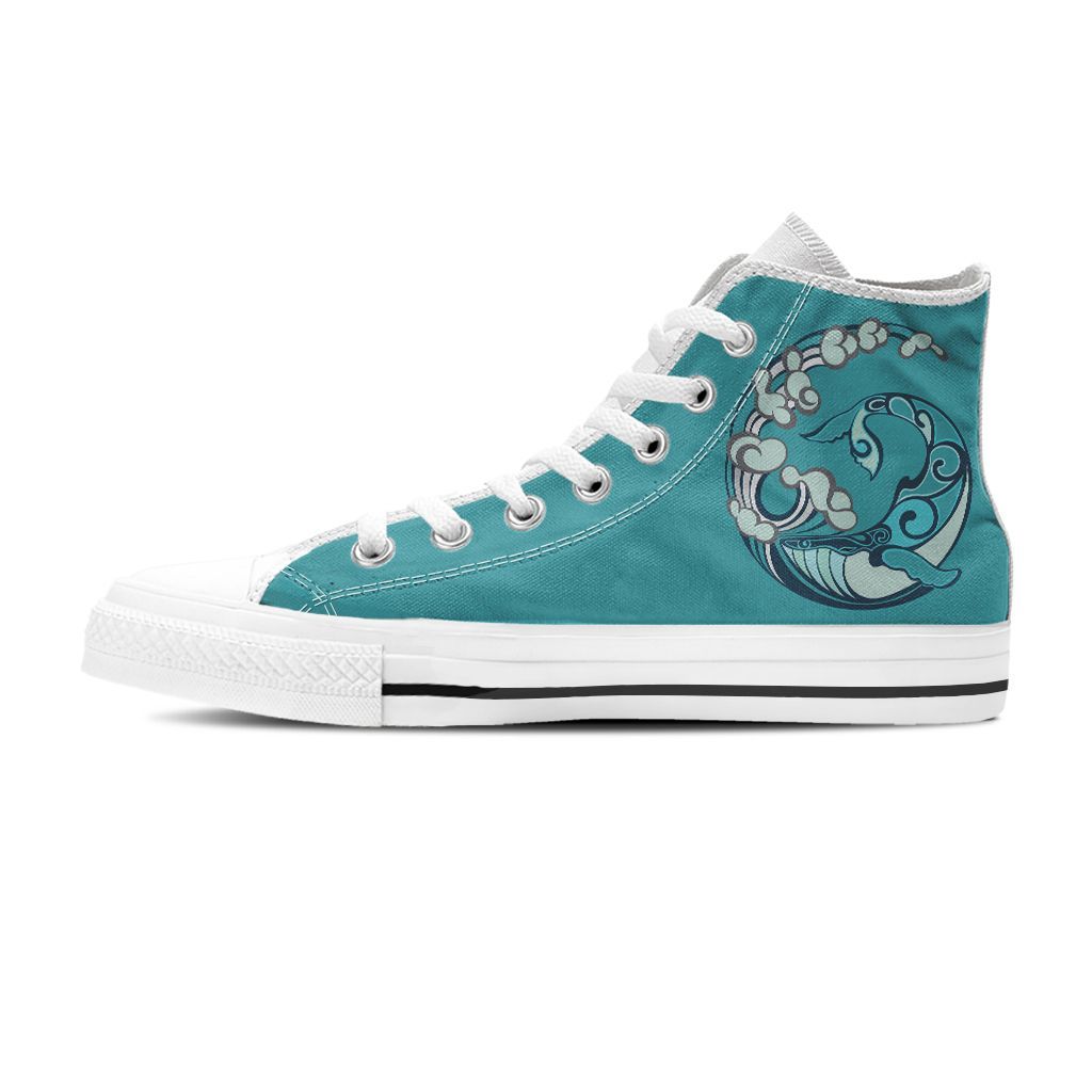 Whale In Wave – Women’s High Top