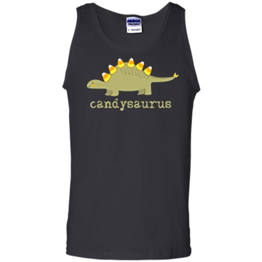 Cute Fun Halloween Dinosaur Candy Corn Tank Top