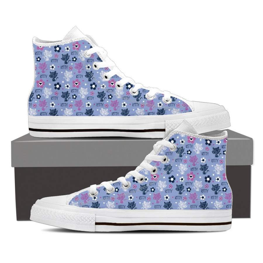 Blue Kitten High Tops (Women’s)