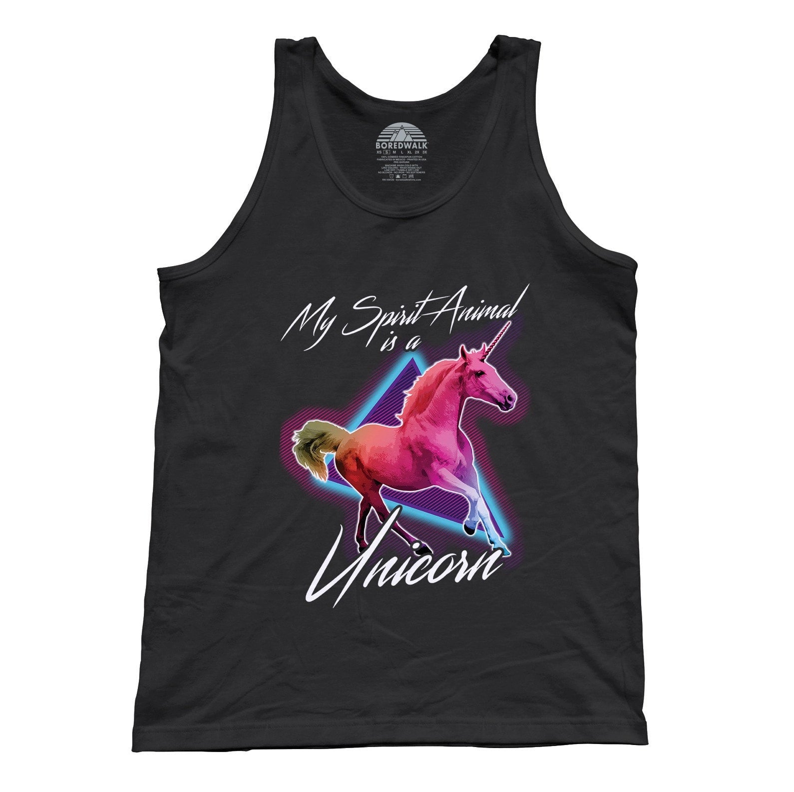 Unisex My Spirit Animal Is A Unicorn Tank Top