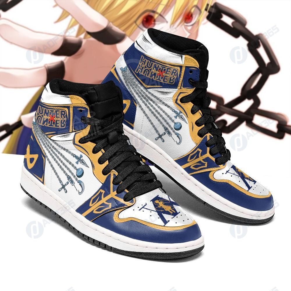 Kurapika Hunter X Hunter Sneakers Chains Hxh Anime Shoes Air Jordan 13 Shoes Hajd2403349