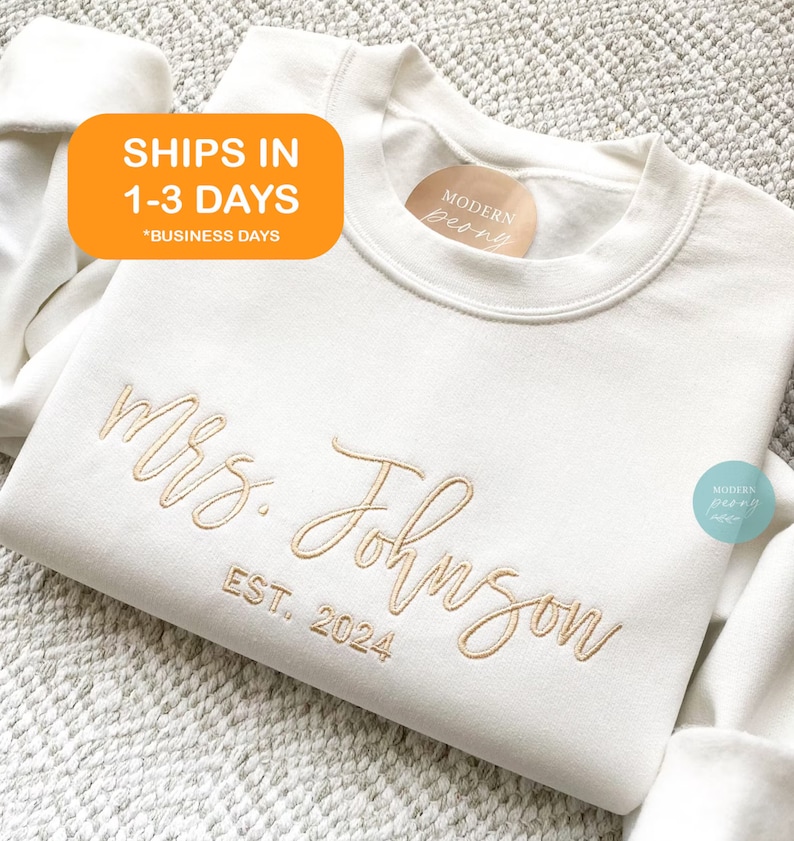 Custom Mrs. Sweatshirt