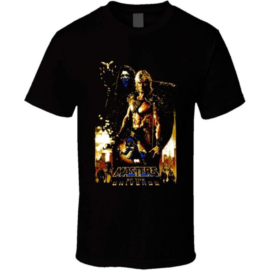 Masters Of The Universe He-Man Skeletor Fantasy Movie Fan T Shirt ...