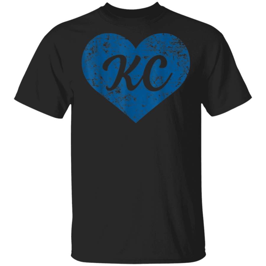 KC Heart TShirt I Love Kansas City Gift