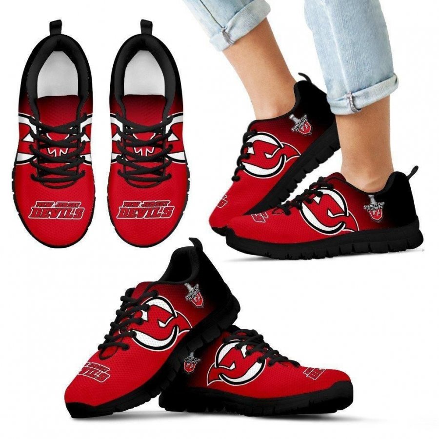 Colorful Unofficial New Jersey Devils Sneakers #811