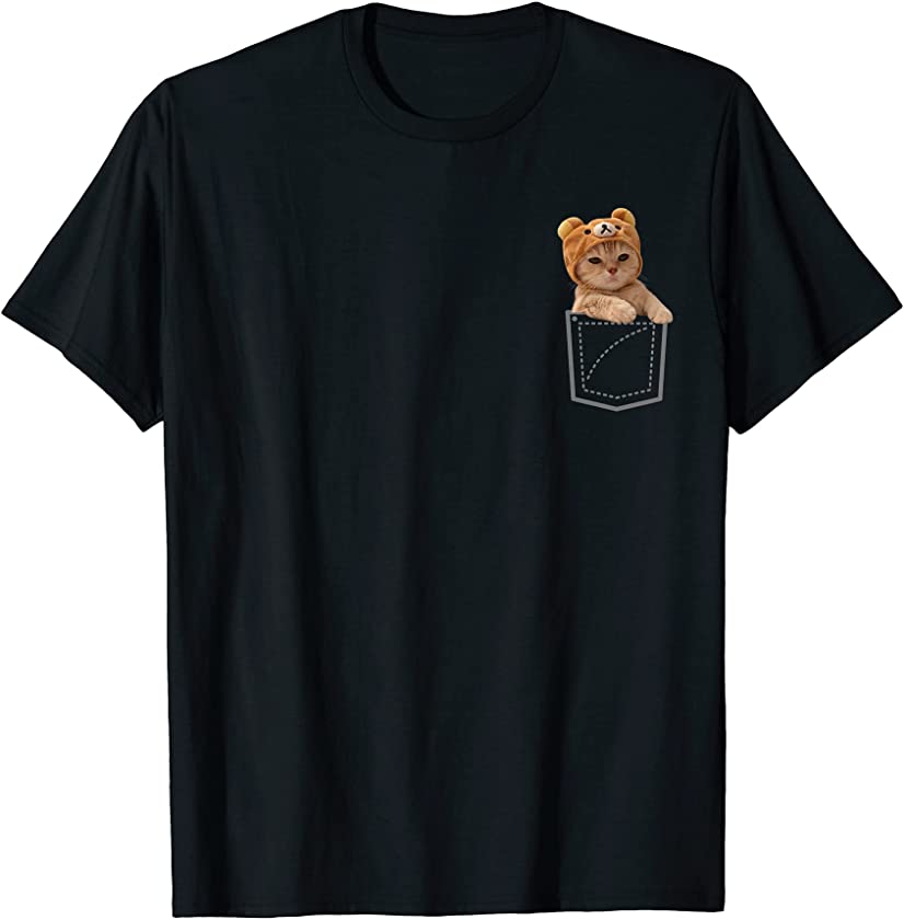 cute kitten in the pocket t-shirt T-Shirt