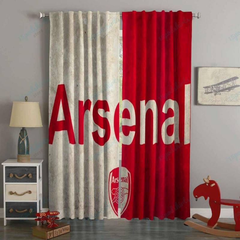 3D Printed Arsenal F.C. Style Custom Living Room Curtains