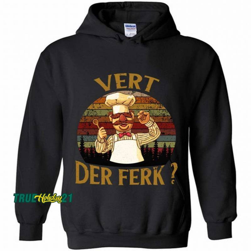 The Muppets Chef Vert Der Ferk retro vintage Hoodie