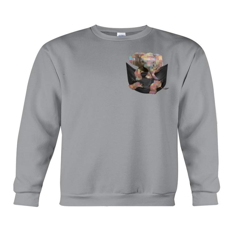 Baby Mosaic Elephant In Pocket 2020 Trending Sweatshirt