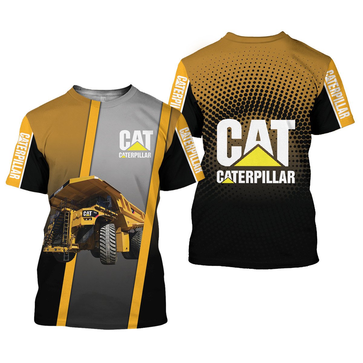 Heavy Equipment Cat Caterpillar T-Shirt 3D