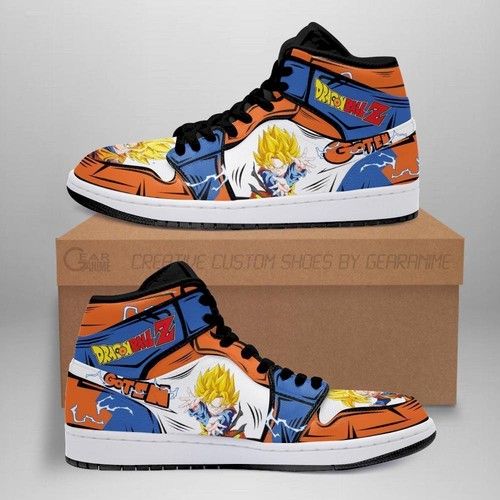 Goten Shoes Boots Dragon Ball Z Anime Jordan Sneakers Fan Gift Mn04