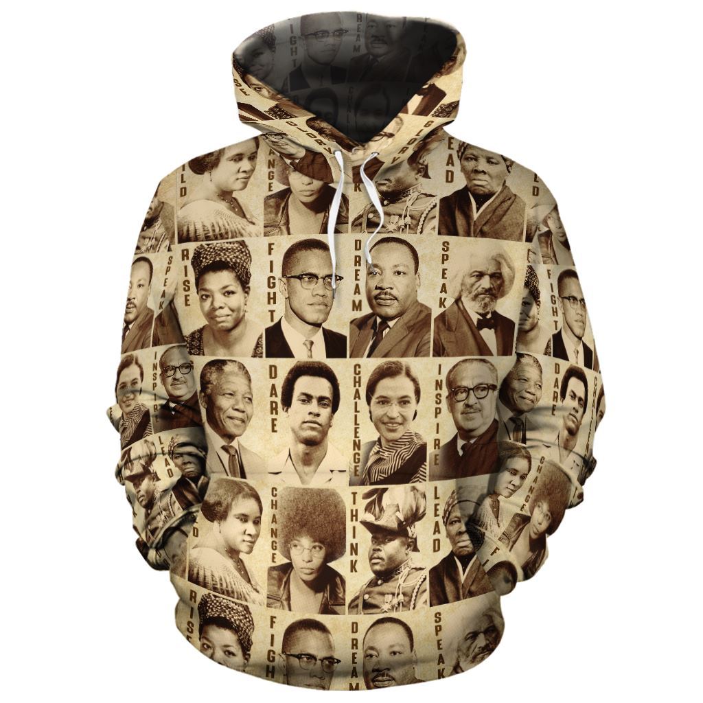 Civil Rights Leaders 3 All-Over Hoodie