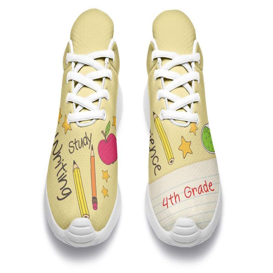 Elementary School Teacher 4th Grade Sneakers ReadingLLC
