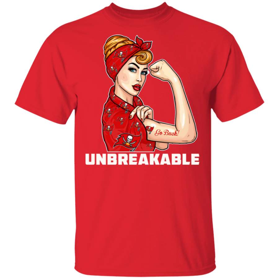 Beautiful Girl Unbreakable Go Tampa Bay Buccaneers T Shirt