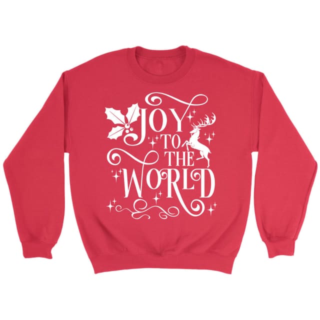 Christian Christmas Sweatshirt, Joy To The World Sweatshirt