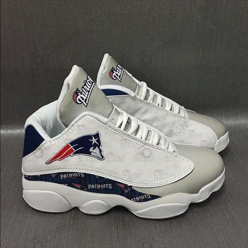 New England Patriots Air Jordan 13 Sneakers Shoes Design
