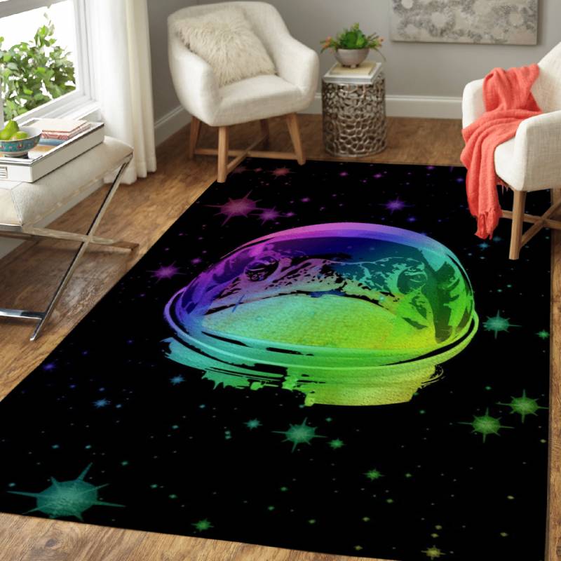 Space Frog – Animals In Space Area Rug Carpet