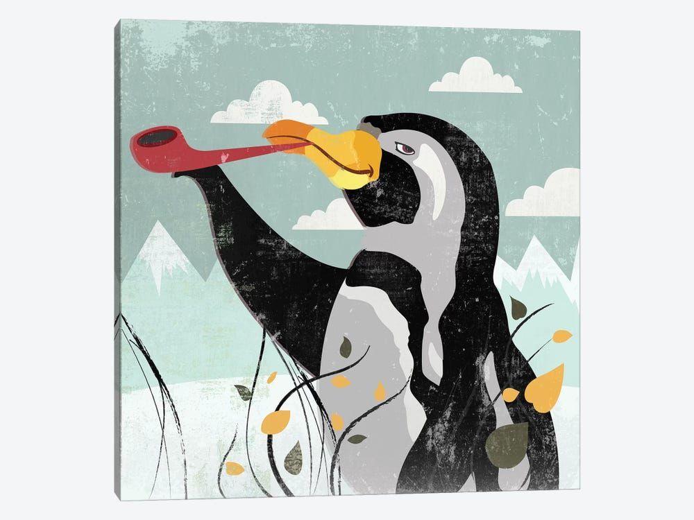 Penguin Stroll Canvas Poster 8″x12″ 12×18″ 18″x26″ 24″x36″ 30″x45″